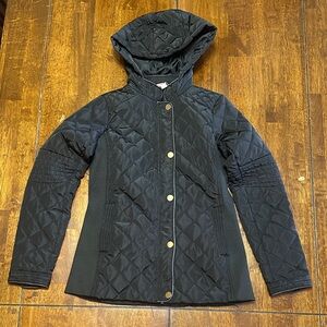Ci Sono Kids Black Lightweight Quilted Jacket - M/10